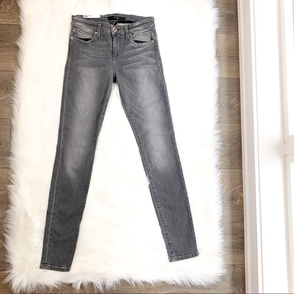 Joe's Jeans Hello Icon Grey Ashlie Skinny Jeans - Picture 5 of 15